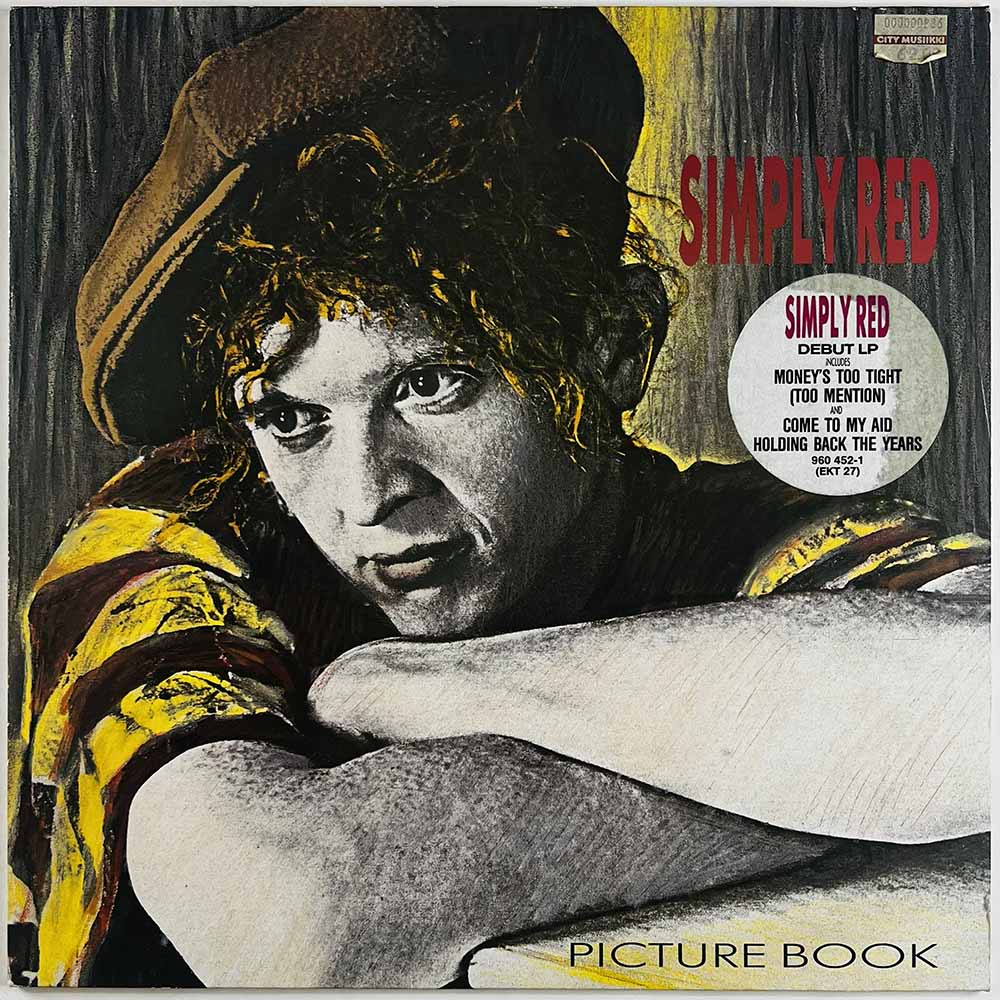 Simply Red LP Picture Book  kansi EX- levy EX Käytetty LP