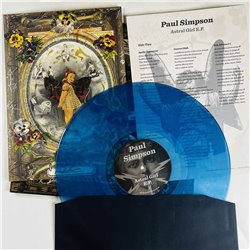 Simpson Paul LP Astral girl 12-inch EP blue vinyl  kansi EX levy EX Käytetty LP