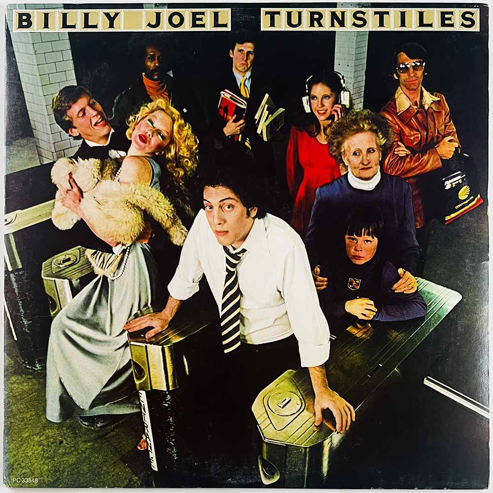 Joel Billy 1976 PC 33848 Turnstiles Begagnat LP