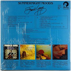 Goya Francis LP Summernight Moods  kansi EX levy EX Käytetty LP