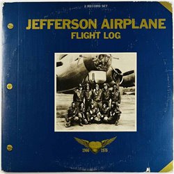 Jefferson Airplane LP Flight log 1966-1976 2LP  kansi G+ levy EX- Käytetty LP
