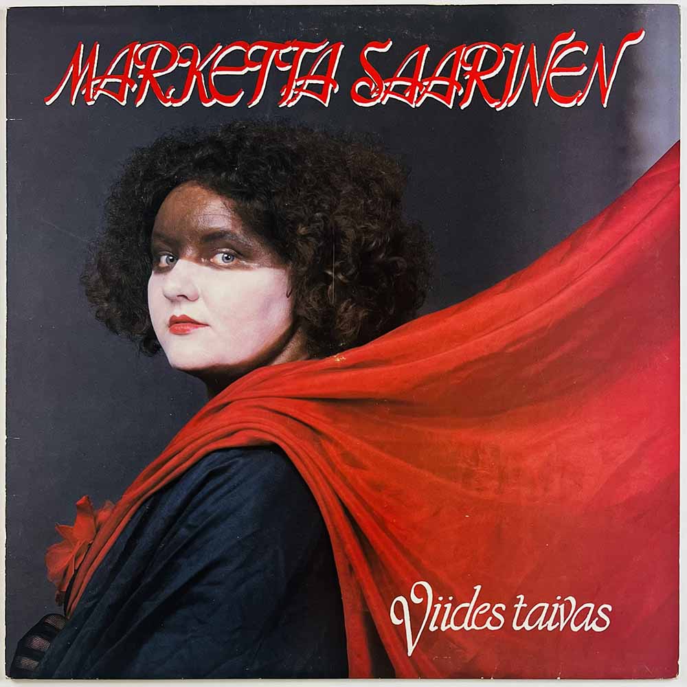 Saarinen Marketta LP Viides Taivas  kansi EX levy EX Käytetty LP