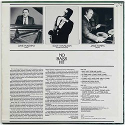 Dave McKenna, Scott Hamilton, Jake Hanna 1979 CJ-97 No Bass Hit Begagnat LP