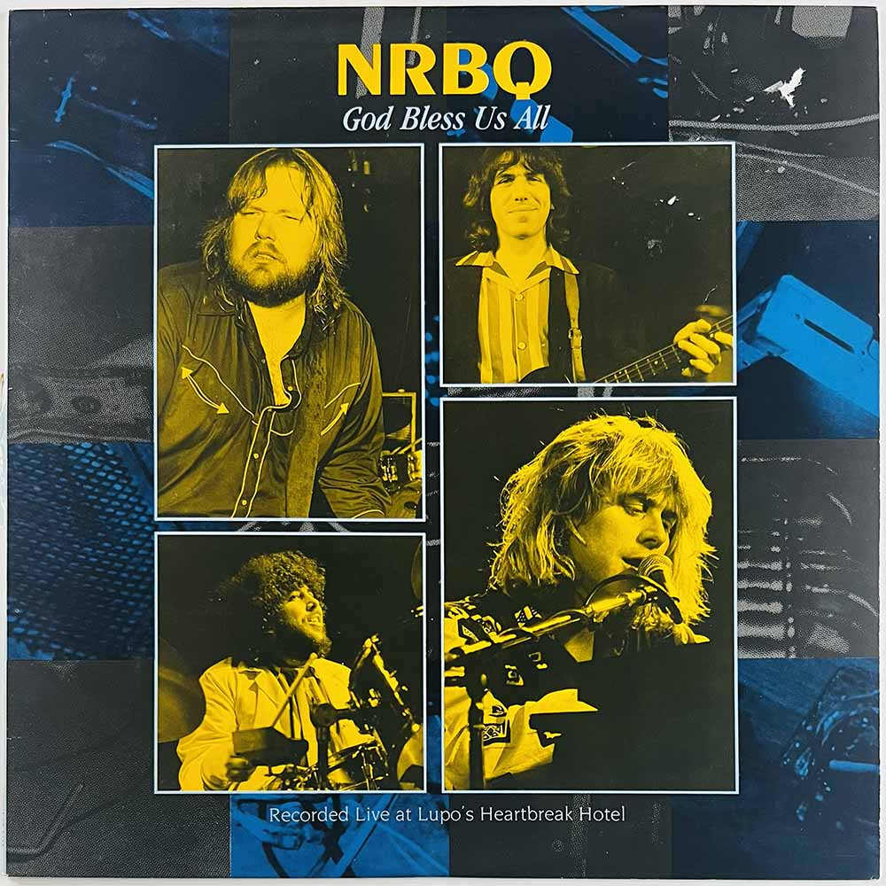 NRBQ 1987 0011661310810 God bless us all, live at Lupo’s Begagnat LP