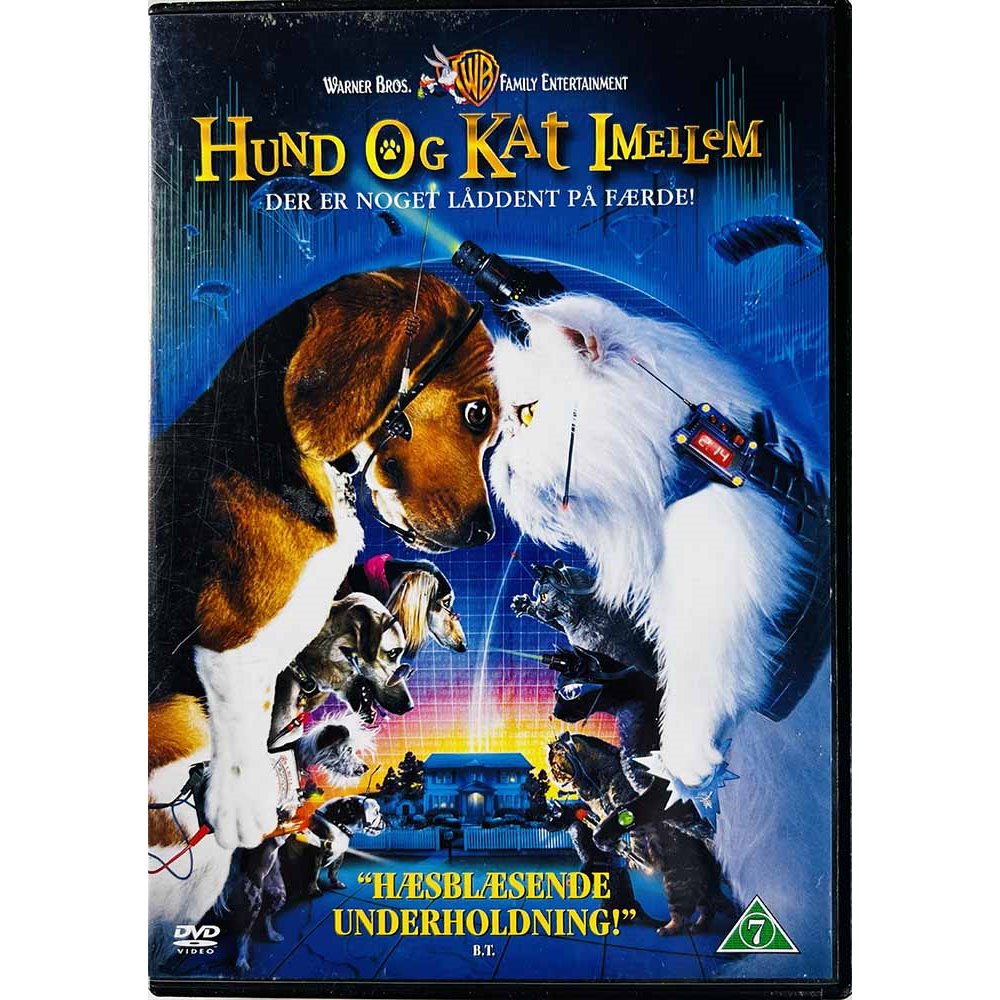 DVD - Elokuva 2002  Hund og Kat Imeilem, tanskalainen tekstitys DVD Begagnat