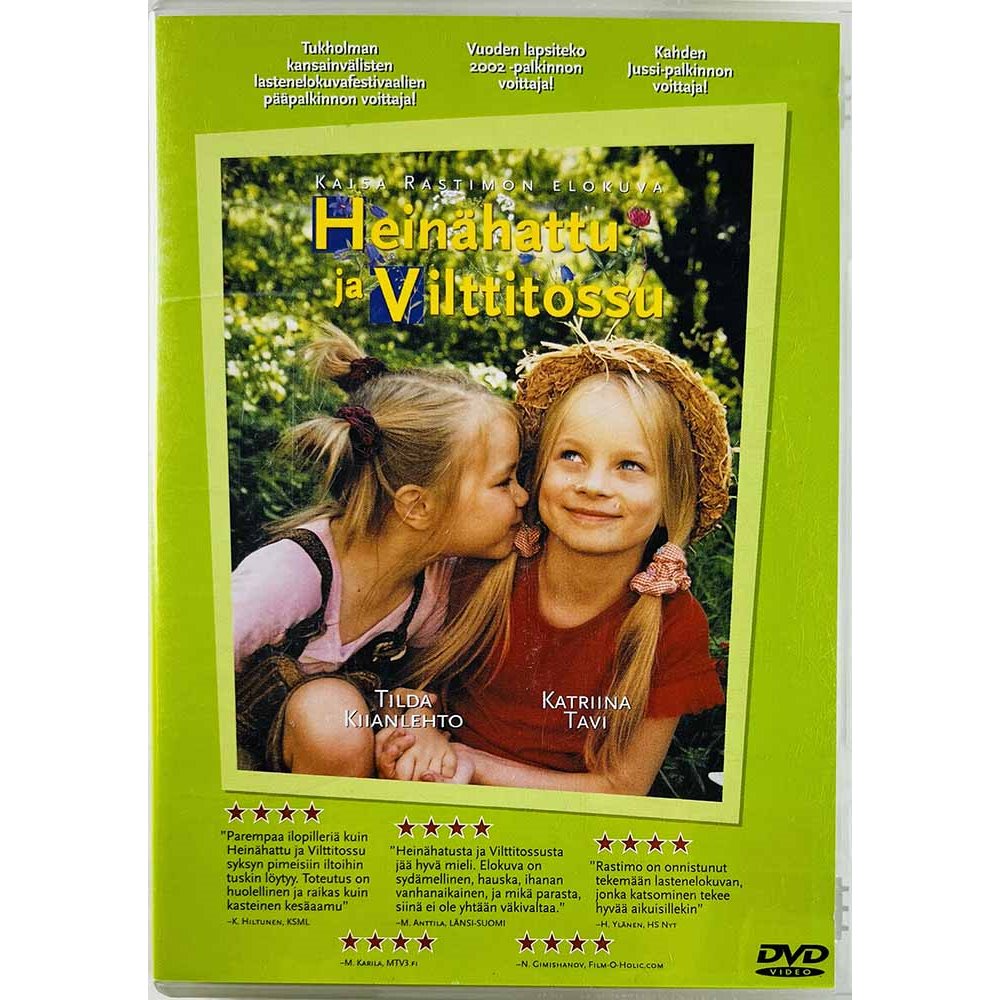 DVD - Elokuva DVD Heinähattu ja Vilttitossu  kansi EX levy EX Käytetty DVD