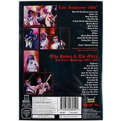 DVD - Saxon DVD Live Innocence / The Power and the Glory  kansi EX levy EX Käytetty DVD