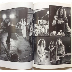 Deep Purple HM Photo Book: Burn With Deep Purple  kansi VG+ sisäsivut EX Käytetty kirja