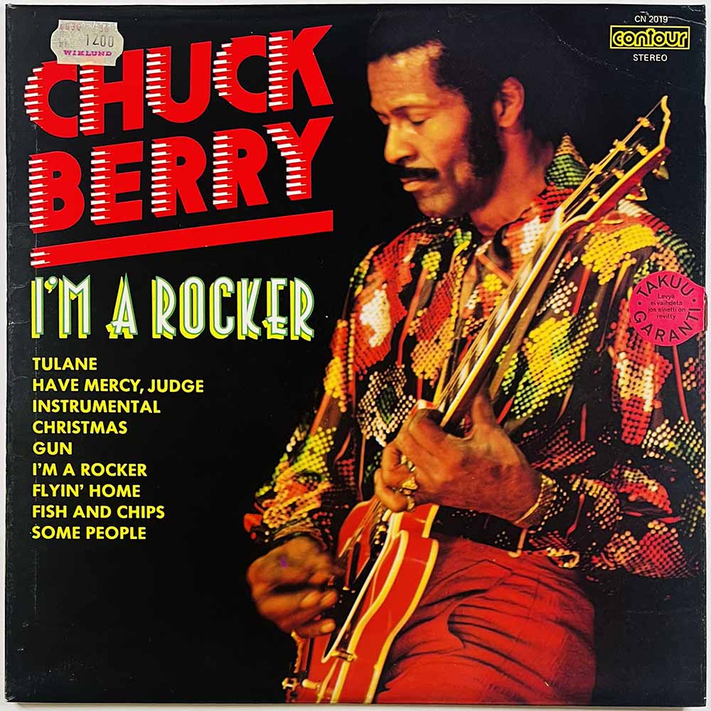 Berry Chuck LP I’m a rocker  kansi EX- levy EX Käytetty LP