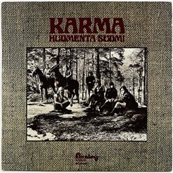Karma LP Huomenta Suomi  kansi EX- levy EX- Käytetty LP