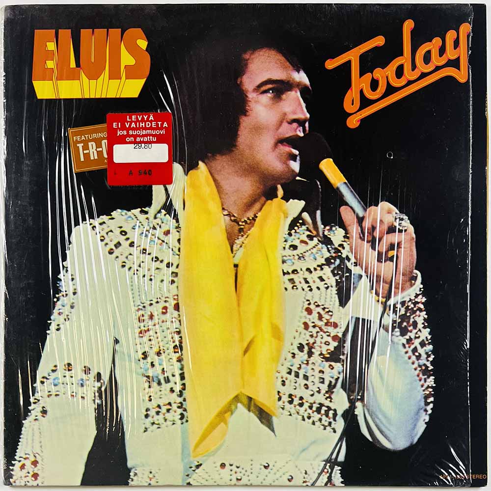 Elvis LP Today  kansi EX levy EX Käytetty LP