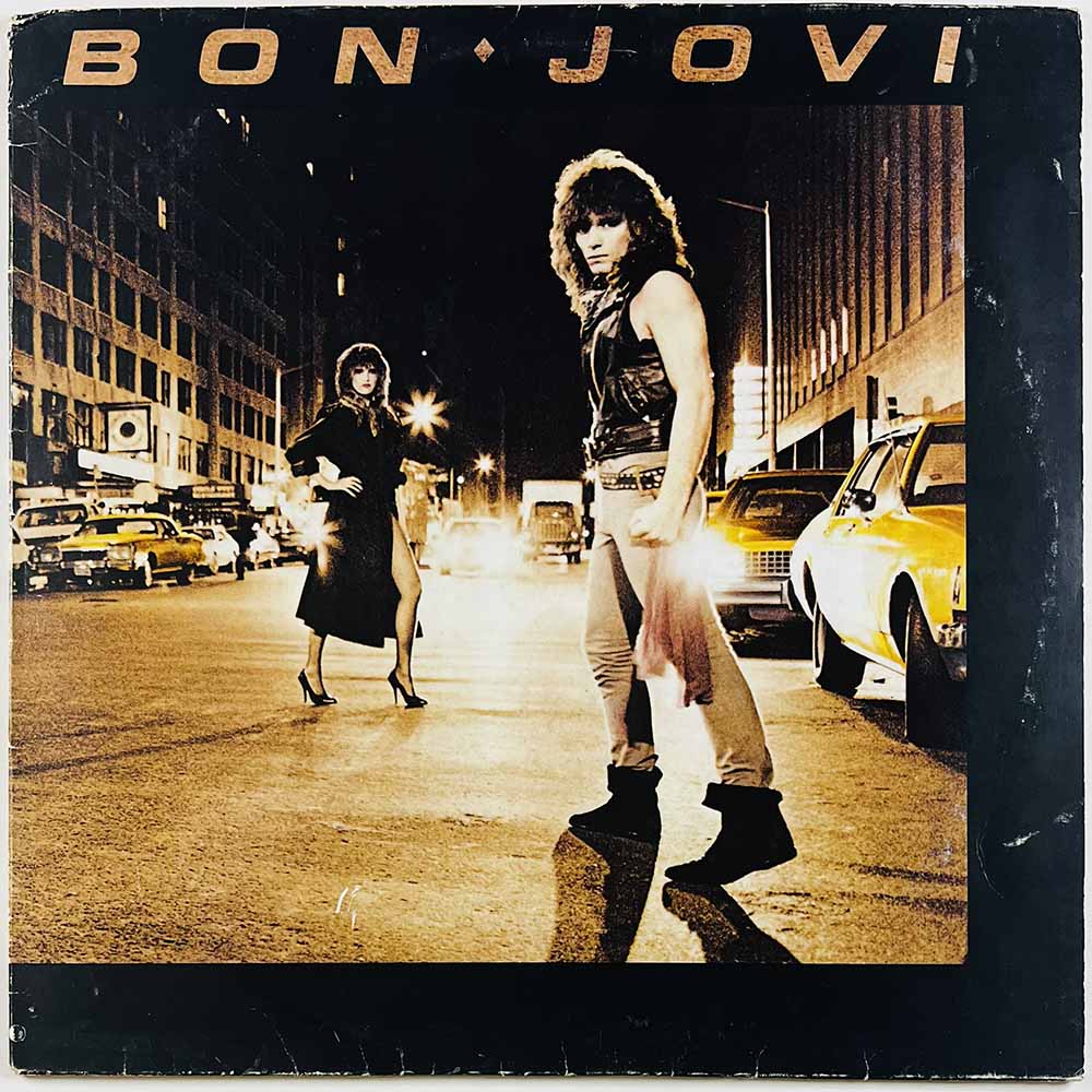 Bon Jovi LP Bon Jovi  kansi VG- levy EX Käytetty LP