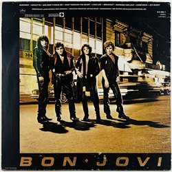 Bon Jovi LP Bon Jovi  kansi VG- levy EX Käytetty LP