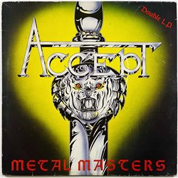 Accept LP Metal masters 2LP  kansi VG- levy EX- Käytetty LP