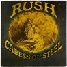 Rush LP Caress of steel  kansi VG levy EX Käytetty LP