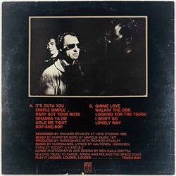 Hurriganes LP Tsugu Way, eka painos Love studios 1955  kansi VG levy EX Käytetty LP