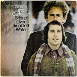 Simon And Garfunkel LP Bridge Over Troubled Water  kansi VG- levy EX- Käytetty LP