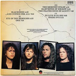 Metallica LP ...And Justice For All 2LP  kansi VG+ levy VG Käytetty LP