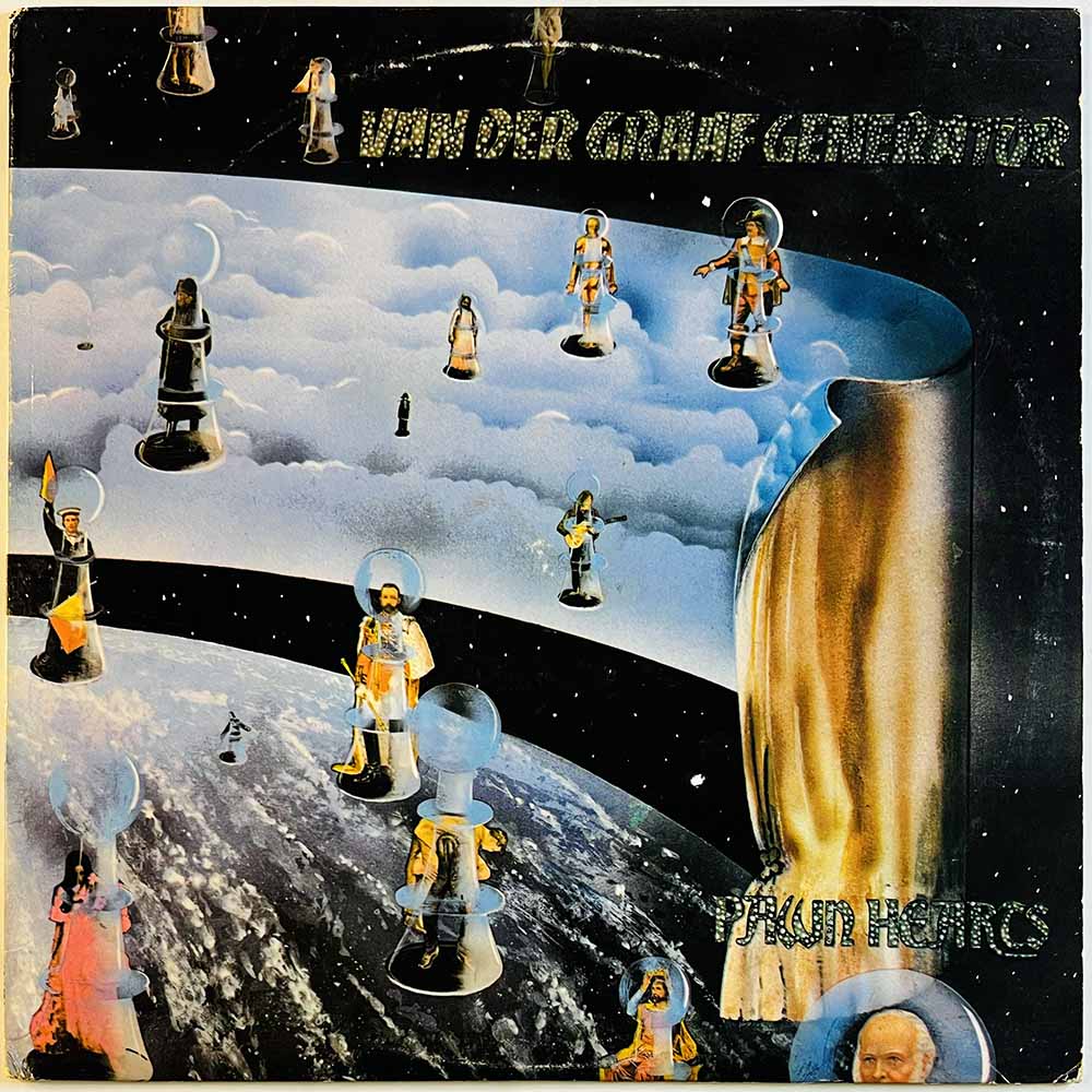Van der Graaf Generator LP Pawn Hearts  kansi VG levy VG+ Käytetty LP