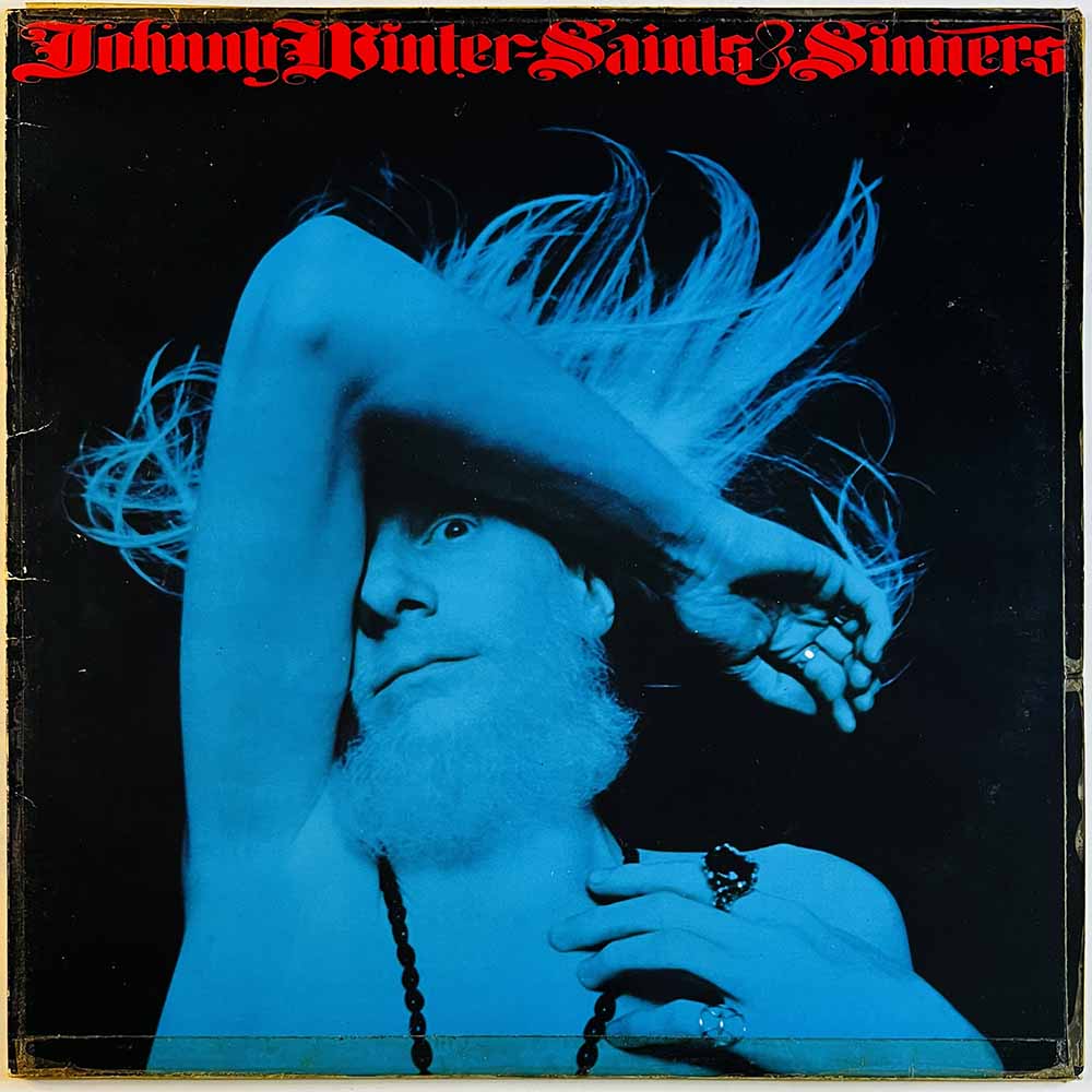 Winter Johnny LP Saints & Sinners  kansi VG levy EX- Käytetty LP