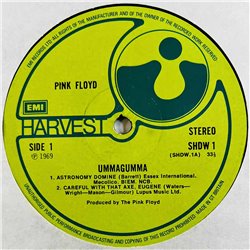 Pink Floyd LP Ummagumma 2LP  kansi VG+ levy VG+ Käytetty LP