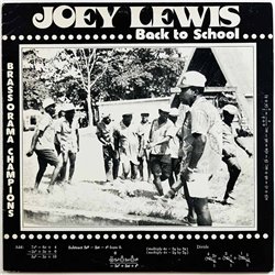 Joey Lewis Orchestra LP Back to school  kansi VG levy EX Käytetty LP