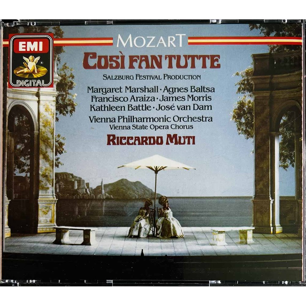 Mozart, Riccardo Muti CD Così Fan Tutte 3CD  kansi EX levy EX Käytetty CD