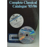 Teldec Classical Catalogue ‘85/86: Complete Classical  kansi EX sisäsivut EX Käytetty kirja