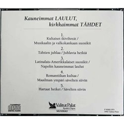 Jose Carreras, Monserrat Caballe ym. CD Kauneimmat laulut, kirkkaimmat tähdet 5CD + 1  kansi EX levy EX Käytetty CD