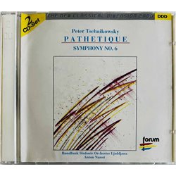 Peter Tschaikowsky, Rundfunk Sinfonie Orch CD Pathetique Symphony No.6 2CD  kansi EX levy EX Käytetty CD