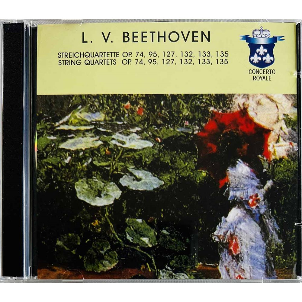 Beethoven Ludwig van CD Streichquartette 3CD  kansi EX levy EX Käytetty CD