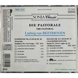 Beethoven Ludwig van 1988 CD 74430 The Pastoral symphonie 6, Sonate Pour Piano CD Begagnat