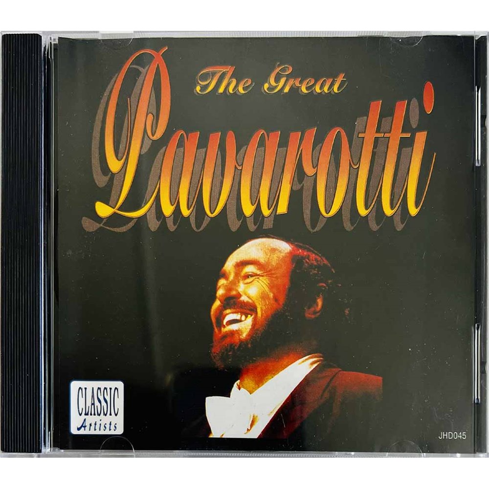 Pavarotti CD The Great Pavarotti  kansi EX levy EX Käytetty CD