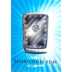 WEA Warner Elektra Atlantic levyluettelo: Gesamtkatalog 83/84  kansi VG+ sisäsivut EX Käytetty kirja