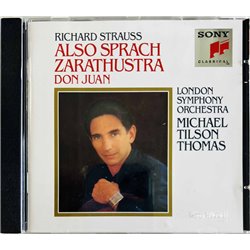 Strauss Richard, Michael Tilson Thomas CD Also Sprach Zarathustra / Don Juan  kansi EX- levy EX Käytetty CD