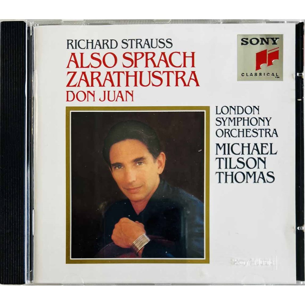 Strauss Richard, Michael Tilson Thomas CD Also Sprach Zarathustra / Don Juan  kansi EX- levy EX Käytetty CD