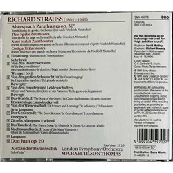 Strauss Richard, Michael Tilson Thomas CD Also Sprach Zarathustra / Don Juan  kansi EX- levy EX Käytetty CD