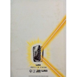 WEA Warner Elektra Atlantic levyluettelo: Gesamtkatalog 83/84  kansi VG+ sisäsivut EX Käytetty kirja