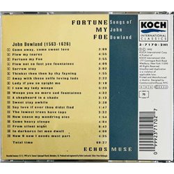Dowland John CD Fortune my poe  kansi EX- levy EX Käytetty CD