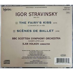 Stravinsky Igor, BBC Scottish Symphony O. CD The Fairy's Kiss · Scènes De Ballet  kansi EX- levy EX Käytetty CD