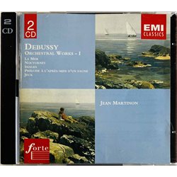 Debussy Claude, Jean Martinon CD Orchestral Works - I 2CD  kansi EX- levy EX Käytetty CD