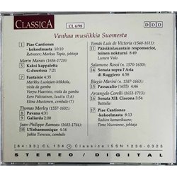 Marin Marais, Arcangelo Corelli ym. 1989 CL 134 Vanhaa musiikkia Suomesta CD Begagnat