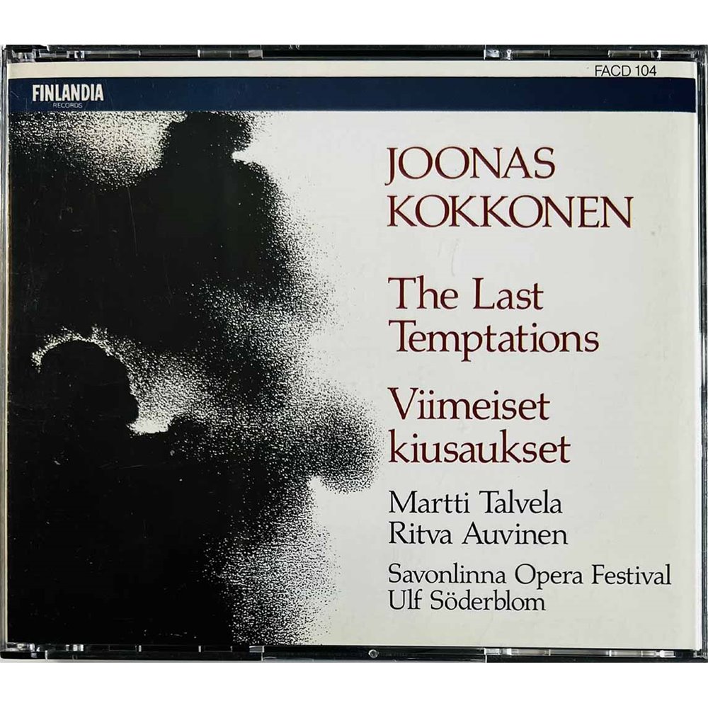 Kokkonen Joonas, Martti Talvela CD Viimeiset kiusaukset 2CD  kansi EX- levy EX Käytetty CD