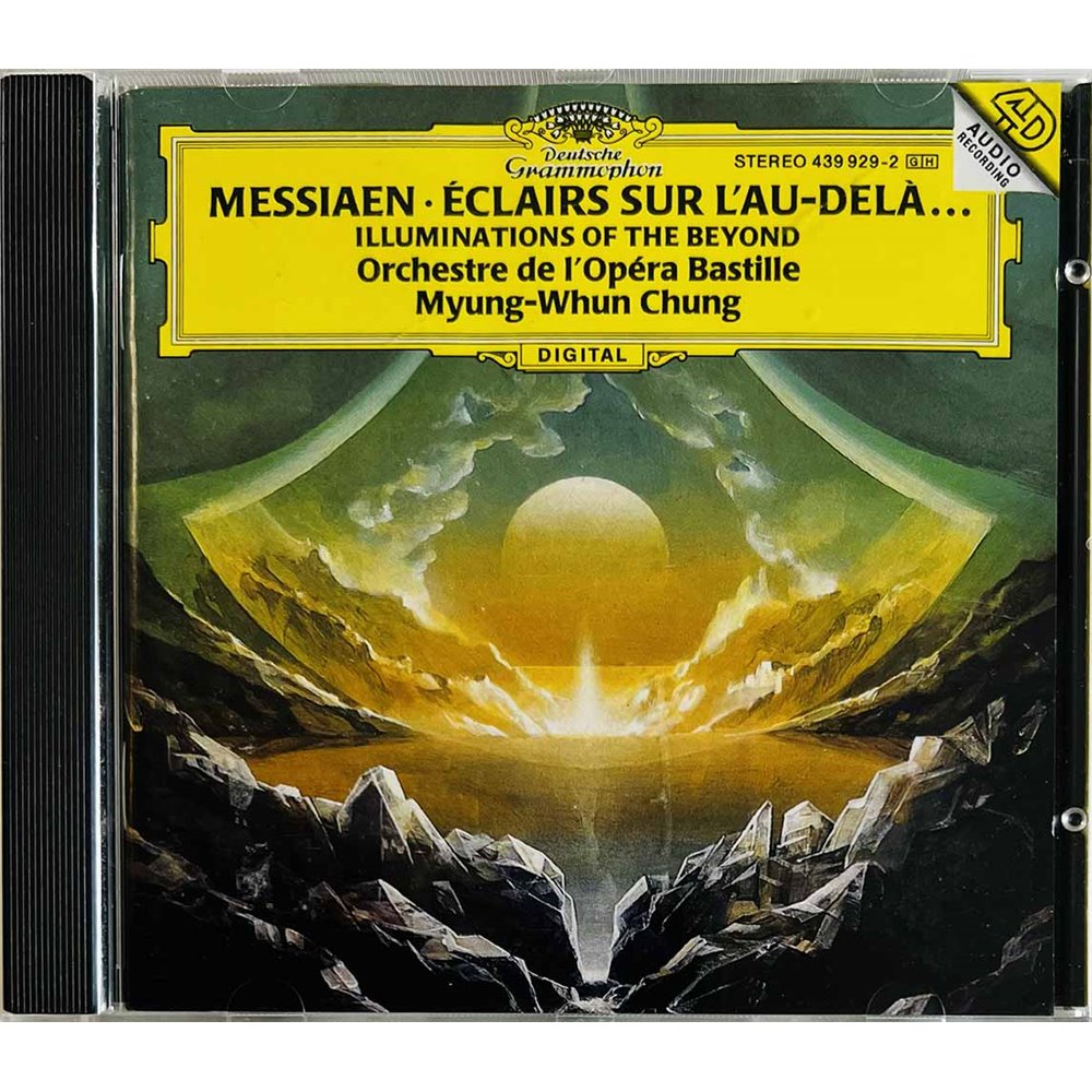 Messiaen Olivier, Orchestre de L'Opéra Bastille CD Éclairs Sur L'Au-Delà... Illuminations of the beyond  kansi EX- levy EX Käyte