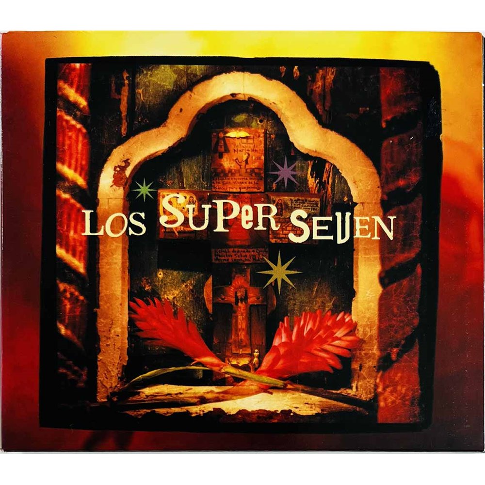 Los Super Seven CD Los Super Seven  kansi EX levy EX Käytetty CD