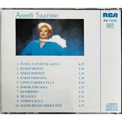 Saaristo Anneli CD Tuuli laivat ja laulu  kansi EX levy EX Käytetty CD
