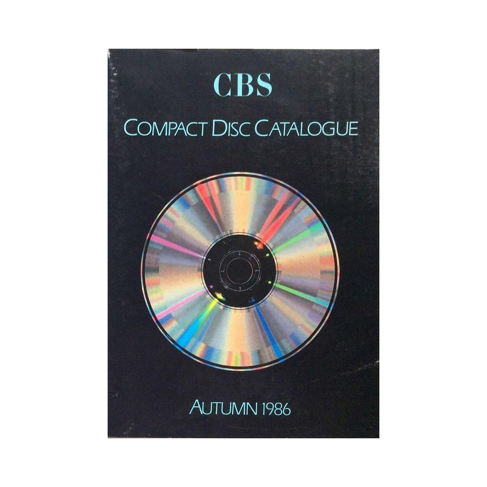 CBS cd-luettelo autumn 1986 : Compact Disc Catalogue - Used book