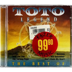 Toto CD Legend the best of  kansi EX levy VG+ Käytetty CD