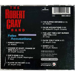 Robert Cray Band CD False Accusations  kansi EX levy EX Käytetty CD