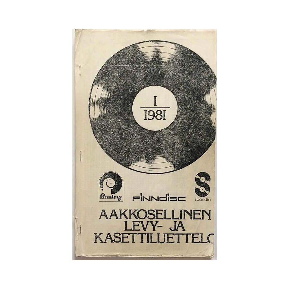 Finnlevy Scandia levyluettelo : 1 1981 - Used book